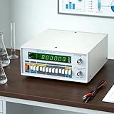 MYFTNP Frequenzimetro Digitale Multifunzionale, Contatore di Frequenza Ad Alta Precisione con Piedini Antiscivolo, Display a LED a 8 Cifre, Circuito a Basso Consumo, per La Manutenzione di Laboratori