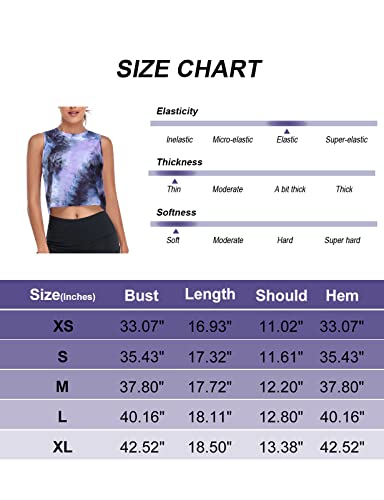 Luranee Workout Crop Tops Cropped Muscle Tank Cute Quick Dry Gym Yoga Athletic Shirts #TOP5