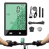 Visibilité améliorée : le compteur de vitesse de vélo dispose d'un grand écran clair avec un rétroéclairage blanc doux et un écran LCD de 3