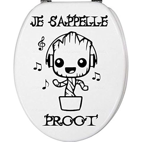 Sticker Abattant Toilette GROOT - Print Corner Cover