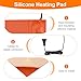 MECCANIXITY Silicone Heating Pad, 120V 250W Car Engine Block Oil Pan Heater Heater Strip for Constant Temperature 127mm x 102mm, Pack of 2