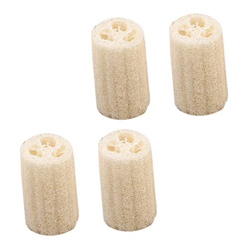 GALPADA 4pcs Natural Loofah Towel Back Scrubber Bath Wipe for Deep Cleansing Relaxation and Skin Elasticity for Daily Use Shower and Bath