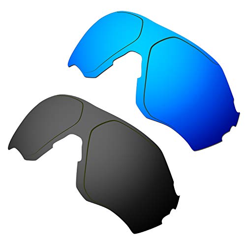 Lentille pour Oakley EV-zero Range polarisé bleu noir de rechange renforcée
