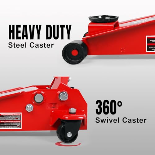 Image of 3 Ton Floor Jack Steel Heavy Duty Car Jack Fast Lift Service Hydraulic Jack