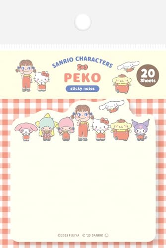 古川紙工 PEKO×サンリオキャラクターズ 付箋 型抜き付箋 チェックA QF259