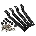 BlueSkyz-Hard-Saddlebag-Heavy-Duty-Mounting-Brackets-Kits-Fits-Metal-Rubber-BlackDirect-Replacement-Easy-Installation