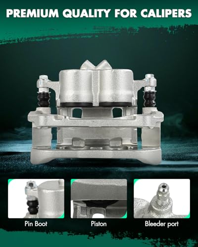 Image of SCITOO Front Driver Side Disc Brake Caliper 18B5508 Compatible For Jeep For Cherokee 2014-2023,With Bracket 1PC