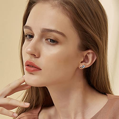 YAFEINI Theatre Gifts Sterling Silver Comedy Tragedy Mask Stud Earrings Face Earrings Drama Masks Jewelry for Women2