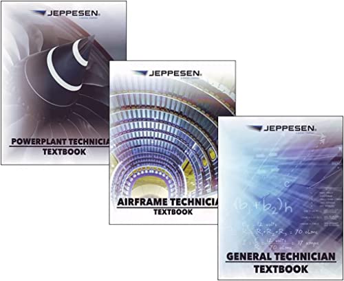 Jeppesen AMT A&P Textbook Bundle - General, Airframe & Powerplant