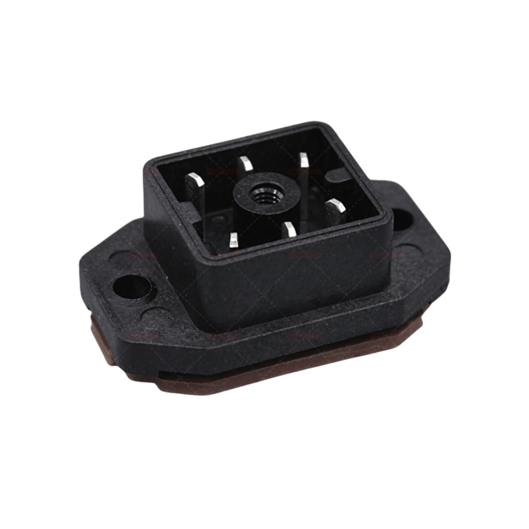GO 60 Series Field-Connectable Power Connectors - Rectangular Connectors(FAV M Socket with Flange 1pcs)