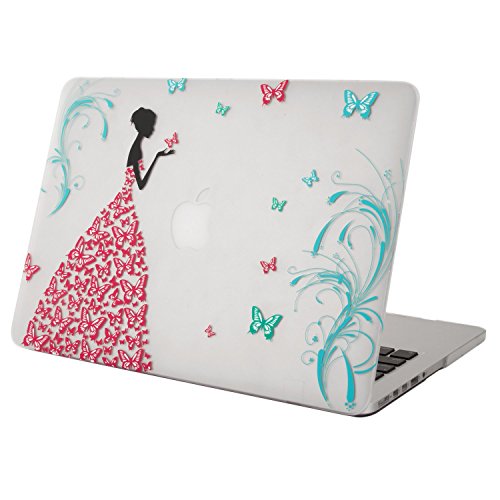 Mosiso Plastic Hard Case Cover for MacBook Pro 13 Inch with Retina Display, Beautiful Women