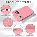 Flintronic Laptop Sleeve for 14 Inch, Water Resistant Laptop Sleeve, Portable Mens Lap-top Bag with Pockets and Compartments, Compatible with MacBook, Asus, Dell, HUAWEI 14 Inch Laptop(Pink)