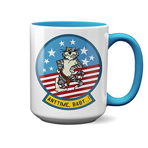 Taza Future of Flight F-14 Tomcat 15oz Blanca miniatura 1