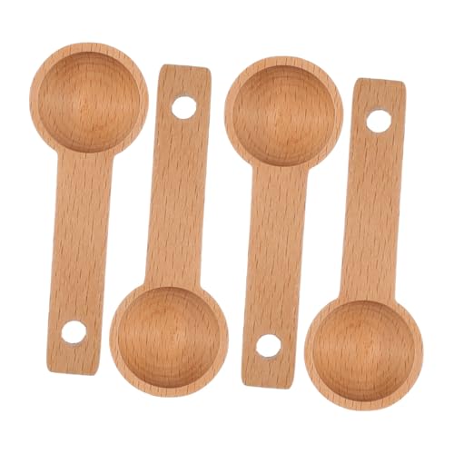 LABRIMP 4 Pezzi Cucchiai in per Caffè e Tè Cucchiai Dosatori e Resistenti per da Cucina Utensili Versatili in per Barattoli e Preparazioni Gourmet