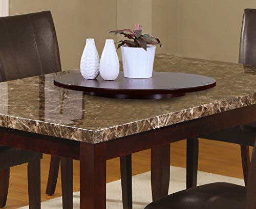 Crown Mark 2721-Lzssn 21" Ferrara Lazy Susan, 21 Inch Round, Espresso #TOP4