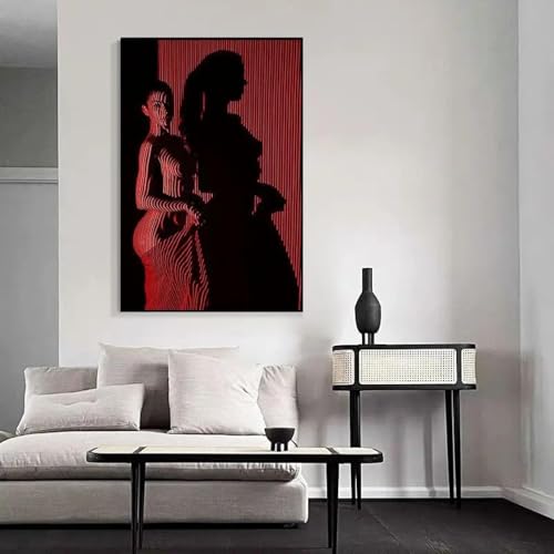 Affiche femme abstraite MAIMANG toile de décoration murale sexy format 40x60cm sans cadre