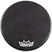 Remo Powermax Black Suedeâ„¢ Crimplock Bass Drumhead, 22