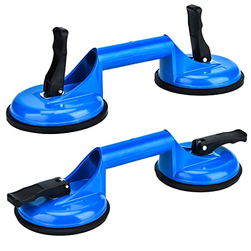 Ventose Per Vetro E Piastrelle Yemetey - 2 Pezzi, Carico 180kg, Manico Regolabile - Foto 8