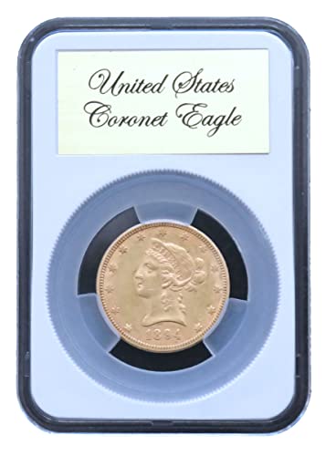 Contenedor de monedas estilo certificado para piezas de oro US $10 Eagle 4