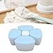 Baby Formula Dispenser Portable 4 180ml Compartments Milk Powder Dispenser Container Non Spill Strong Seal Milk Powder Snack Container (Blue)