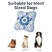 PAWSPIK Interactive Dog Puzzle Toy – Treat Dispensing Slow Feeder for Dogs, Mental Enrichment Toy with Squeaker & 16 Compartments – Durable, Non-Slip, Dishwasher Safe – Light Blue (Light Blue)
