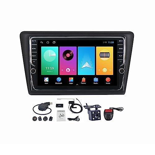 Autoradio Android 11 pour trajet en Rapid 2013-2016, navigation GPS et caméra de recul 9'' - 2