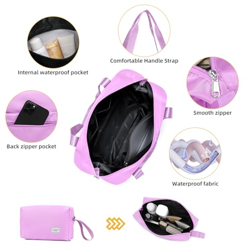 Image of LARVENDER Carry On Luggage 22x14x9 Airline Approved, Suitcases with Wheels | Expandable Hardside PP Carry On Suitcase, 20 Inch Luggage Sets 3 Piece for Women Men, TSA Lock, Neon Pink