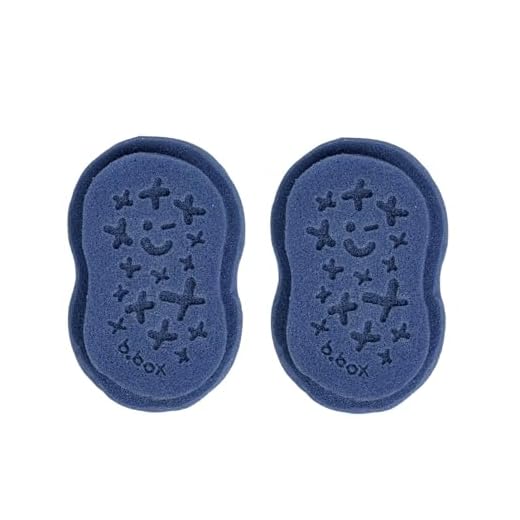 b.box Replacement Sponge 2 Pack | Fits b.box Baby Bath Brush