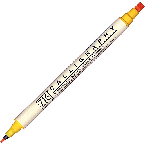 Feutre Calligraphy Kuretake ZIG MS-3400-503 Summersun double pointe import Japon