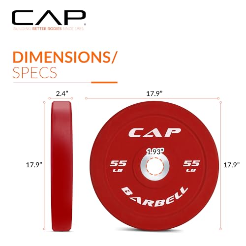 Image of CAP Barbell Rubber Olympic Bumper Plate | Multiple Options /Colors