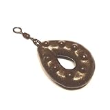 Grundbleie, Karpfenbleie, Pear Grip mit Noppen und Wirbel 60g