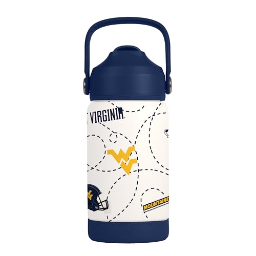 Image of Logo Brands NCAA Mascot Stainless-Steel Kids Bottle -Soft Silicone Mouthpiece, Easy To Carry, Kid-Friendly Design- Great For School & On-The-Go