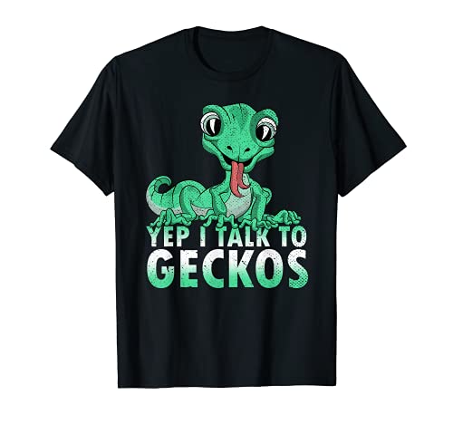 Divertido Gecko Animal Reptile Keeper Wildlife Lizard Gecko Camiseta