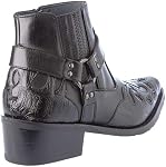 Men's Cowboy Boots Western Pointed Toe Zipper Dress Casual Riding