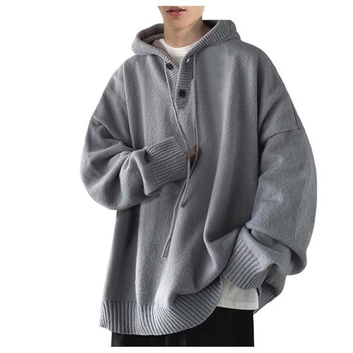裏ボア スウェット メンズ 長袖 大きいサイズ プルオーバー 無地 フード付き 秋服 おしゃれ 大きいサイズ レイヤードカットソートップス フード付きゆったり カジュアル プルオーバー メンズ セーター 冬服厚手 暖かい パーカーのサムネイル