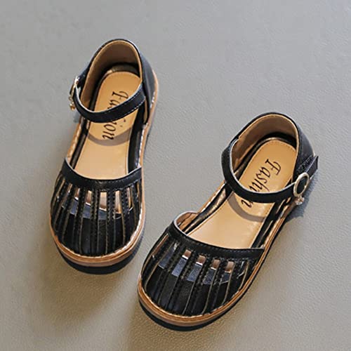 Sapatos para meninas adolescentes sandálias infantis moda bebê bico aberto princesa sapatos de sola