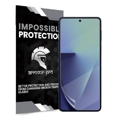 Image of ArmourPro Screen Protector for Samsung Galaxy Z Flip 7, Premium Ultra Thin TPU Front Membrane Guard, Bubble-Free, Edge to Edge Coverage, Fingerprint Friendly | Crystal Clear, 1 Pack