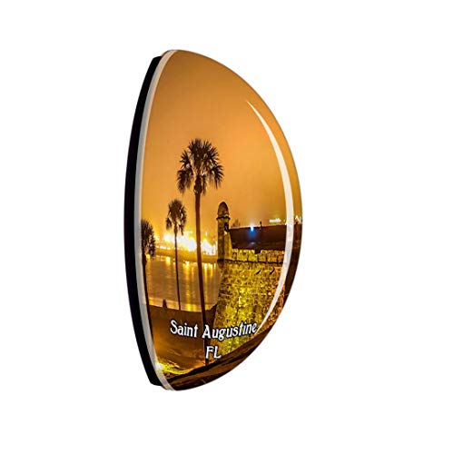 Imán decorativo vidrio cristal 3D Florida USA souvenir miniatura 2