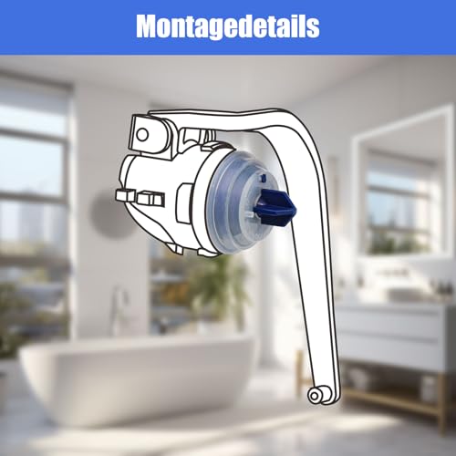 Mendorio Dichtungsmembran für Toilettenfüllventile Ersatz, kompatibel mit Geberit Impuls 380 oder 360 Füllventilmembran, 3 Ersatzmembranen.