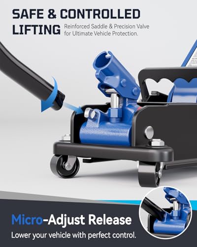 AUTOWN 3 Ton Floor Jack for SUVs Trucks