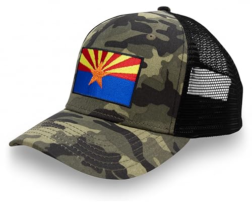 Image of International Tie State Hat for Men and Women, Adjustable Snapback Trucker Baseball Cap with Embroidered Patch