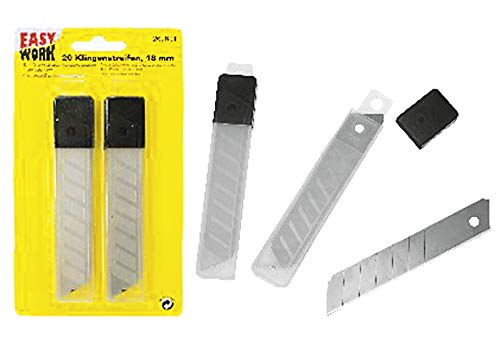 Preisvergleich Produktbild Easy Work 262601 Klingenstreifen 18mm 20-teilig