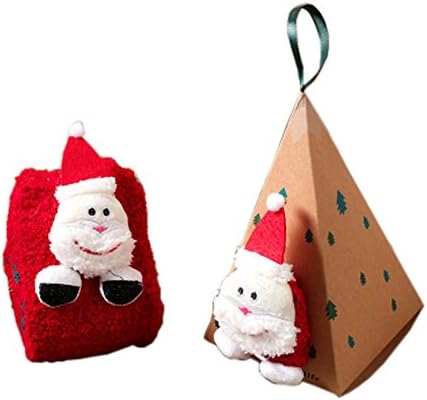 FANCY PUMPKIN Warm Soft Sleeping Socks Anti-skid Slipper Socks Floor Socks Christmas Socks Gifts, Santa Claus