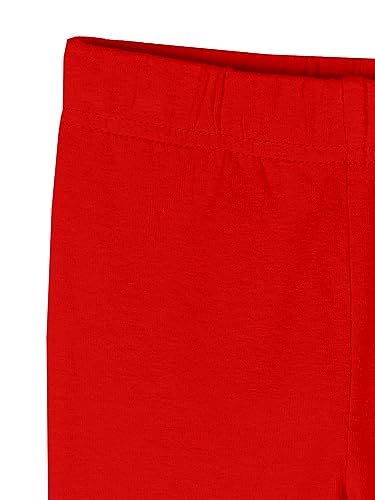 Image of KiddoPanti Girls Solid Cycling Shorts Pack of 3 | Soft & Stretchy Cotton Spandex | Comfortable Fit with Elastic Waistband | Half Tights Length Girls Inner Cycling Shorts