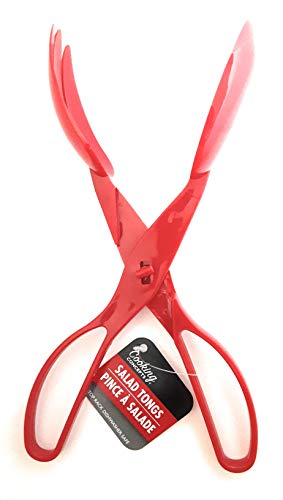 Cooking Concepts Red Plastic Salad Tongs