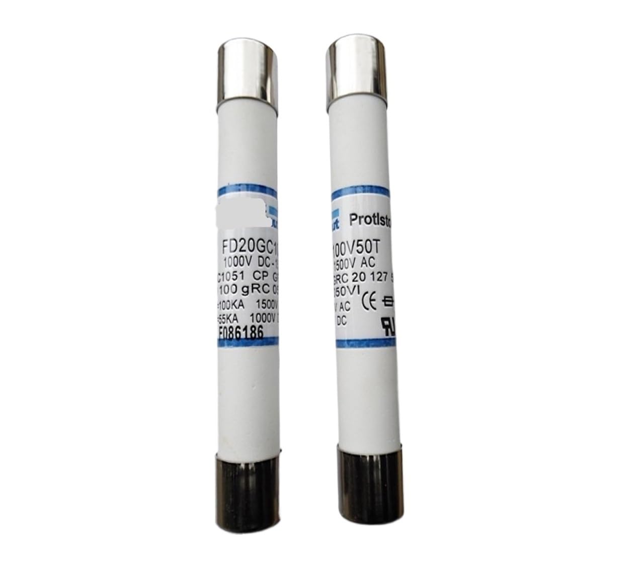Fusible CP GRC 20x127 avec corps céramique haute résistance 1000V 40A