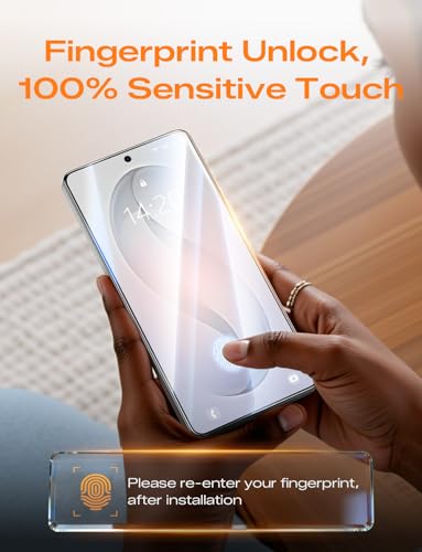 Image of MAGIC JOHN 2PACK 3rd Gen for Samsung Galaxy S26 Screen Protector, One-Pull Easy Install, Smooth Touch, Auto-Align Screen, Support Fingerprint Unlock, 9H Glass, Anti-Scratch