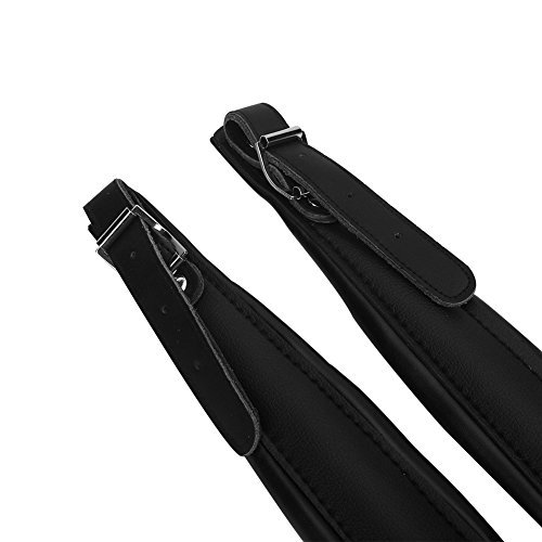 Vbestlife Adult Accordion Straps, Adjustable Pu Leather Accordion Shoulder Straps Set Comfortable Accordion Belt (Black) Accordion Extra Large Harness Hohner Accordion Straps #TOP1
