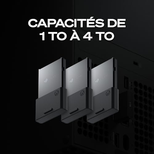 Seagate Expansion Card pour Xbox Series X|S SSD 2To, Plug and Play NVMe SSD Expansion, officiel permis, Services Rescue (STJR2000400)