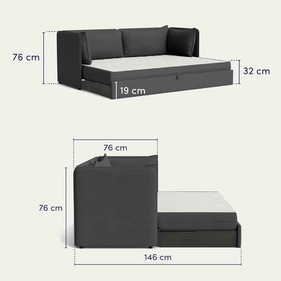Amazon｜koala (R) ソファー 3人掛け 【コアラ ソファーベッド